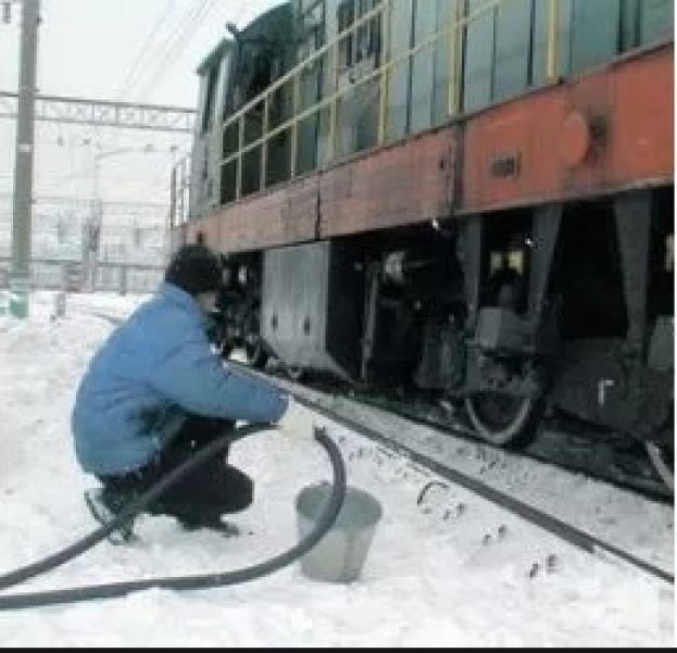 Топливо крали прямо на ходу
