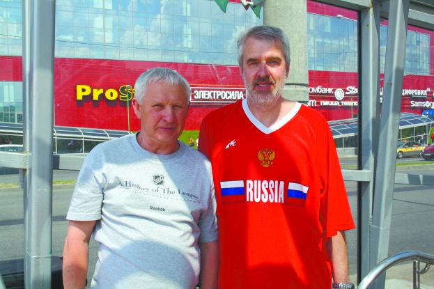 С А. Каюковым возле &quot;Минск!арены&quot;