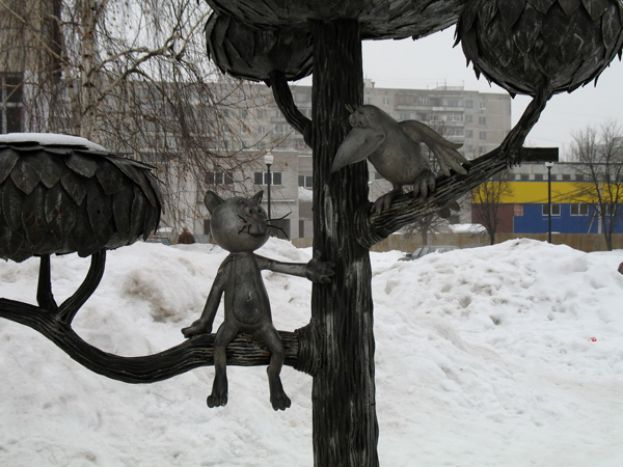 Памятник котенку с улицы Лизюкова