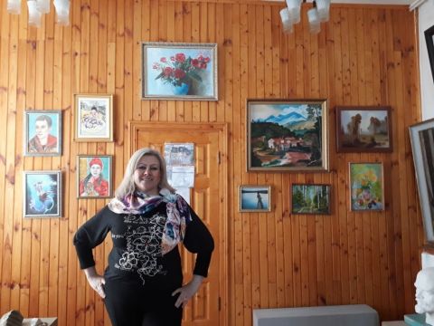 Выставка Вероники Буровой в Борках