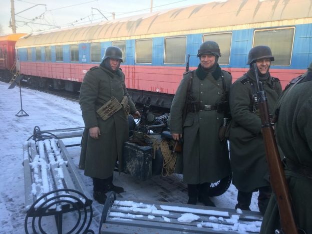 Наши на Рижском вокзале