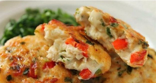 Куриные котлеты с овощами