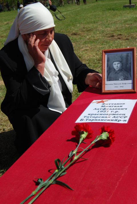 Захоронения на мемориале
