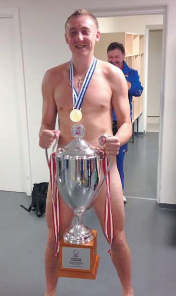 Игрок сборной России по волейболу А. Спиридонов