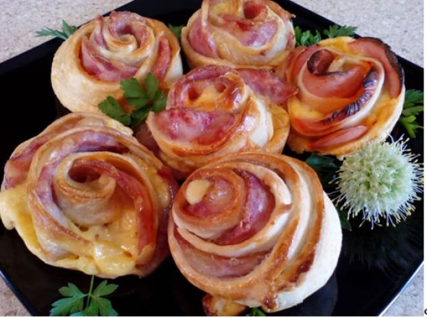 “Розы” из картофеля